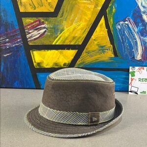 Vintage New Era Brown Fedora Hat